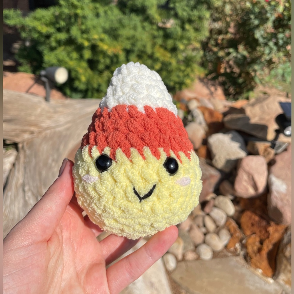 Cams Crochet Closet Candy Corn Plush
